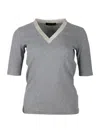 Fabiana Filippi T-shirt Grey In Grey