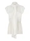 Fabiana Filippi Sleeveless Panelled Blouse In White