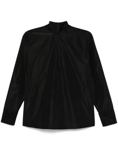 Fabiana Filippi Taffeta Blouse In Black