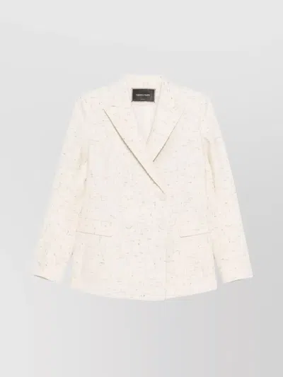 FABIANA FILIPPI TAILORED JACKET WITH NOTCHED LAPELS AND POCKETS