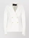 Fabiana Filippi Tailored Peak Lapel Blazer In White