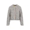 Fabiana Filippi Tailored Textured Jacket In Neutral