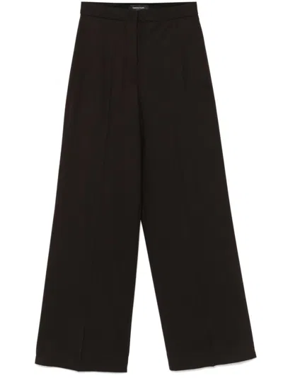 Fabiana Filippi Tailored Trousers In Brown