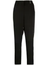 Fabiana Filippi Tailored Trousers With Flattering Fit And Viscose Fabric In Black