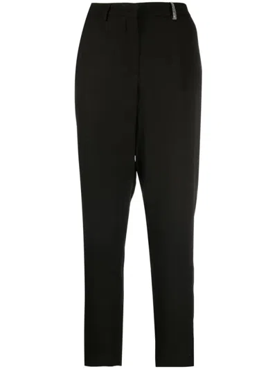 Fabiana Filippi Tailored Trousers With Classic Waistband In Black