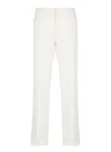 Fabiana Filippi High-waist Straight-leg Trousers In White