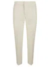 Fabiana Filippi Tailored Yellow Trousers With Straight-leg Silhouette In Neutral