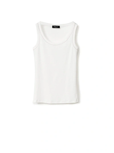 Fabiana Filippi Tank Top In Bianco