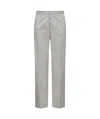 Fabiana Filippi Tapered Casual Pants In Gray