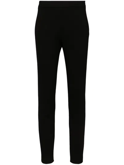 Fabiana Filippi Tapered-hose Aus Jersey In Schwarz