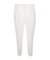 Fabiana Filippi Tapered-leg Loose-fit Trousers In White