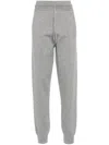 Fabiana Filippi Tapered Leg Pants With Elastic Waistband In Gray