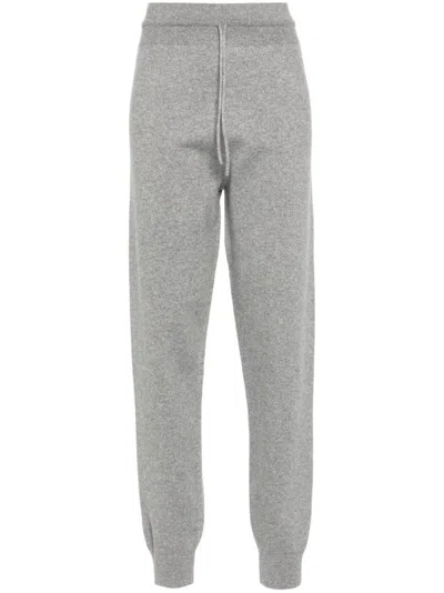 Fabiana Filippi Tapered Leg Pants With Elastic Waistband In Gray