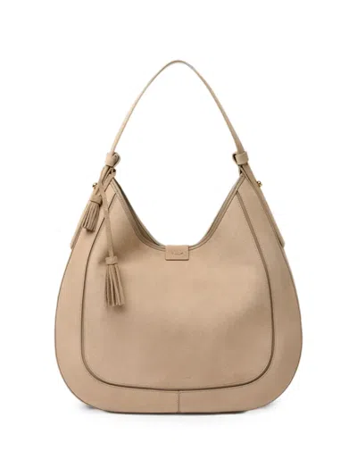 Fabiana Filippi Tassel-detail Shoulder Bag In Neutral