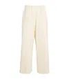 Fabiana Filippi Drawstring Straight-leg Pants In White