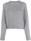 Fabiana Filippi Knitwear Chevron Pattern Top