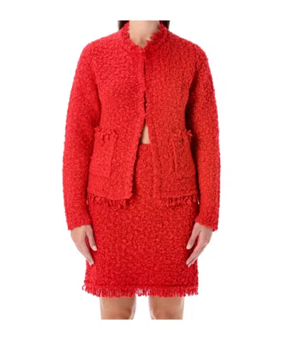 FABIANA FILIPPI FABIANA FILIPPI FRINGED TWEED JACKET