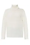 Fabiana Filippi Textured Knit Turtleneck Sweater In White