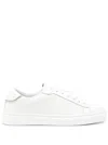 Fabiana Filippi Textured Leather Sneakers With Metallic Accents