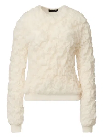 FABIANA FILIPPI TEXTURED ROUND-NECK SWEATER
