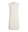 Fabiana Filippi Textured Sequinned Mini Dress In Ivory
