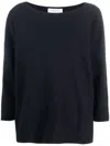 Fabiana Filippi Three-quarter Length Sleeved Top In Blau