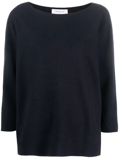 Fabiana Filippi Three-quarter Length Sleeved Top In Blau