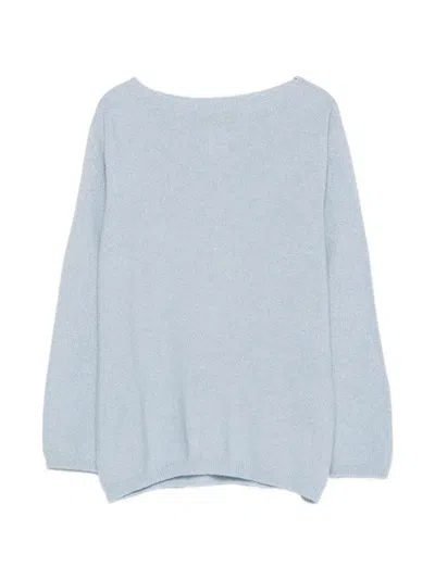 Fabiana Filippi Three-quarter Sleeve Sweater In White