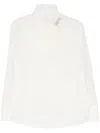 Fabiana Filippi Tied-neck Sheer Blouse In White