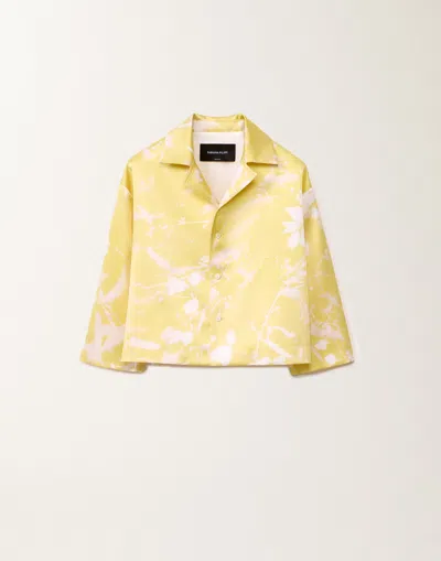 FABIANA FILIPPI TILIA-PRINT SILK JACKET