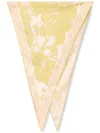 Fabiana Filippi Tillia-print Silk Scarf In Yellow