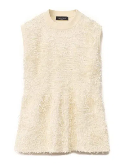 FABIANA FILIPPI TOP - BLANCO