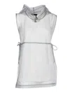 Fabiana Filippi Jersey Tank Top With Hooded Tulle Layer