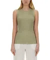 Fabiana Filippi Knitted Tops. In Green
