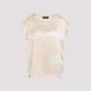 Fabiana Filippi Tilia Print Silk Top In Cipria