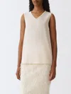 Fabiana Filippi V-neck Vest In Weiss