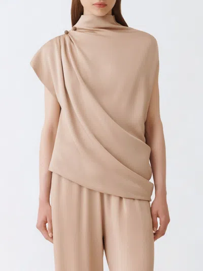 FABIANA FILIPPI TOP FABIANA FILIPPI WOMAN COLOR BEIGE,H20295022