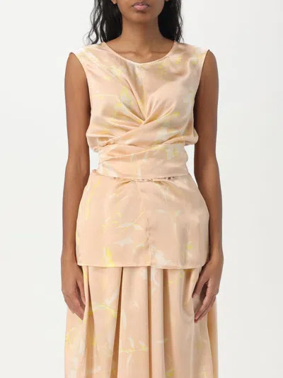 Fabiana Filippi Crew Neck Vest In Neutral