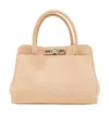 Fabiana Filippi Top Handle Shoulder Bag In Brown