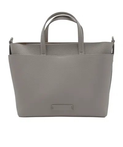 Fabiana Filippi Top Handle Shoulder Bag In Gray