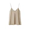 Fabiana Filippi Beige Filo Diamante-detail Top