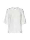 Fabiana Filippi T-shirt With Chain Detail In White