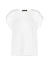 Fabiana Filippi Bead-embellished Blouse In White