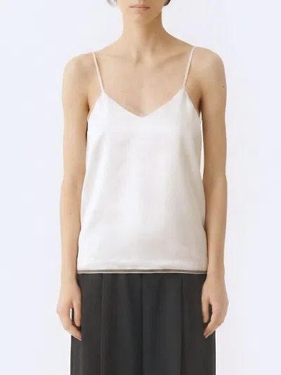 Fabiana Filippi Sleeveless Tank Top In Neutral