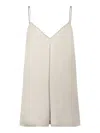 Fabiana Filippi Brown Viscose Top In Neutral