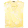 Fabiana Filippi Jasmine Leaf Print Boat Neck Top In Multi