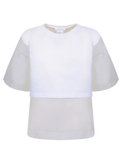 Fabiana Filippi White Cotton Jersey T-shirt