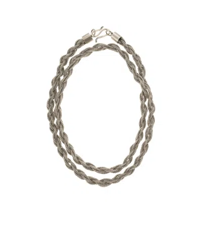 FABIANA FILIPPI FABIANA FILIPPI FILO DIAMANTE TORCHON NECKLACE
