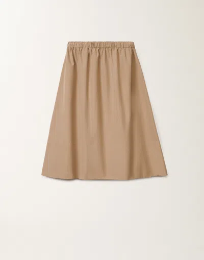 Fabiana Filippi Trench Skirt In Beige