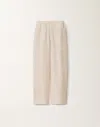 Fabiana Filippi Trevi Linen Canvas Trousers In Greige